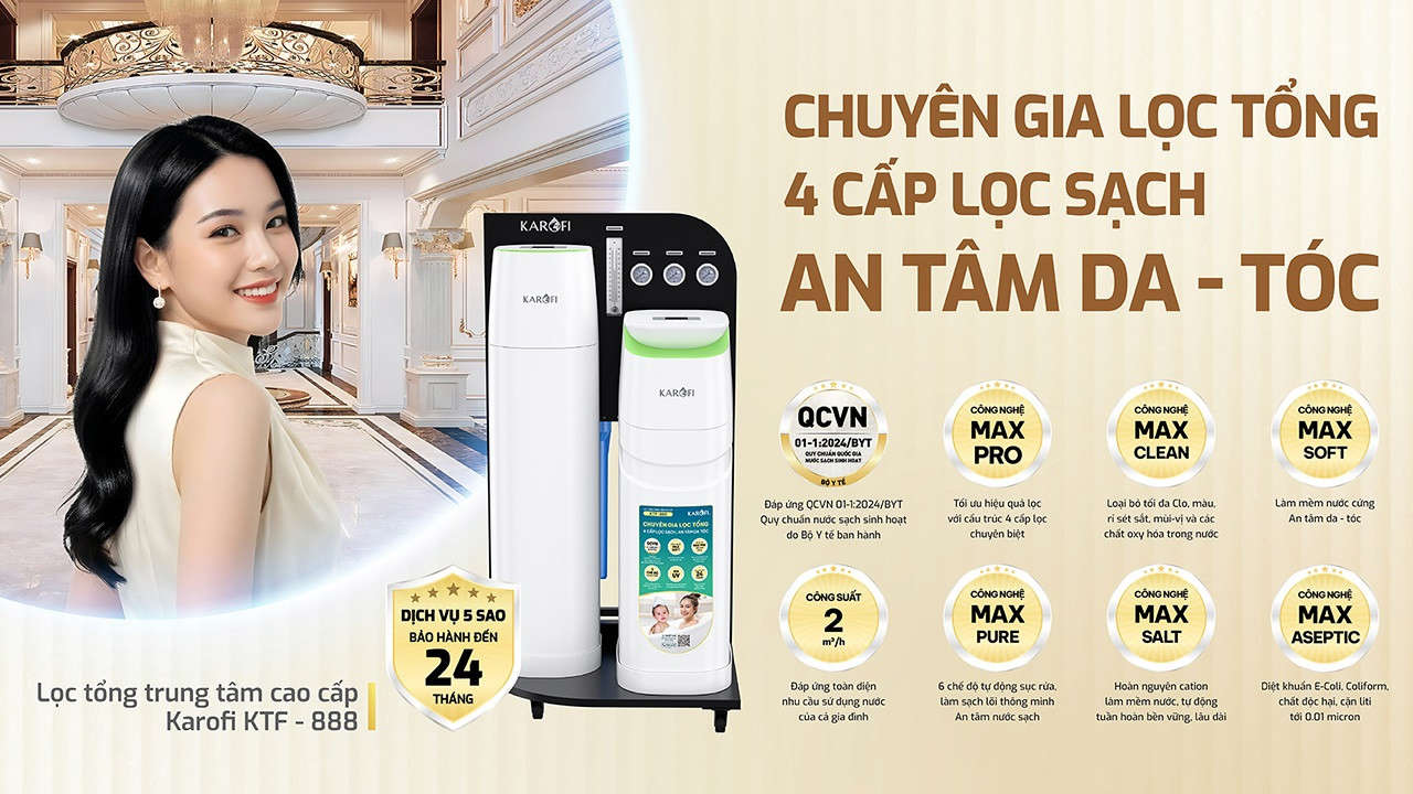 Lọc Tổng Trung Tâm Cao Cấp Karofi KTF - 888